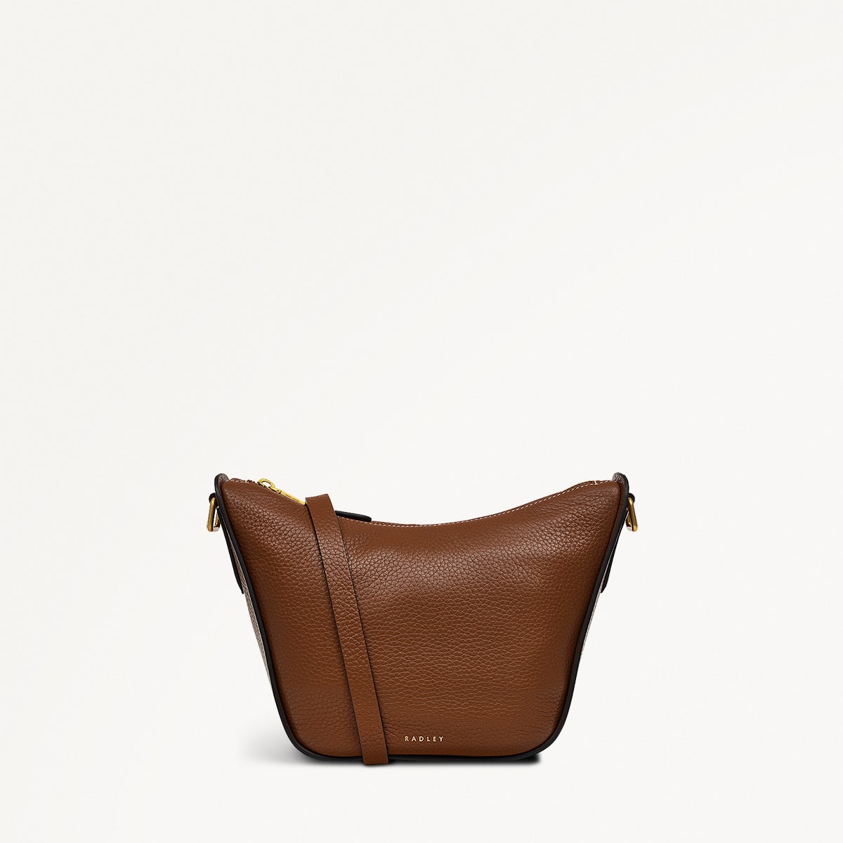 Saddle Brown Leather Crossbody Bag | Oak Street Collection AW24