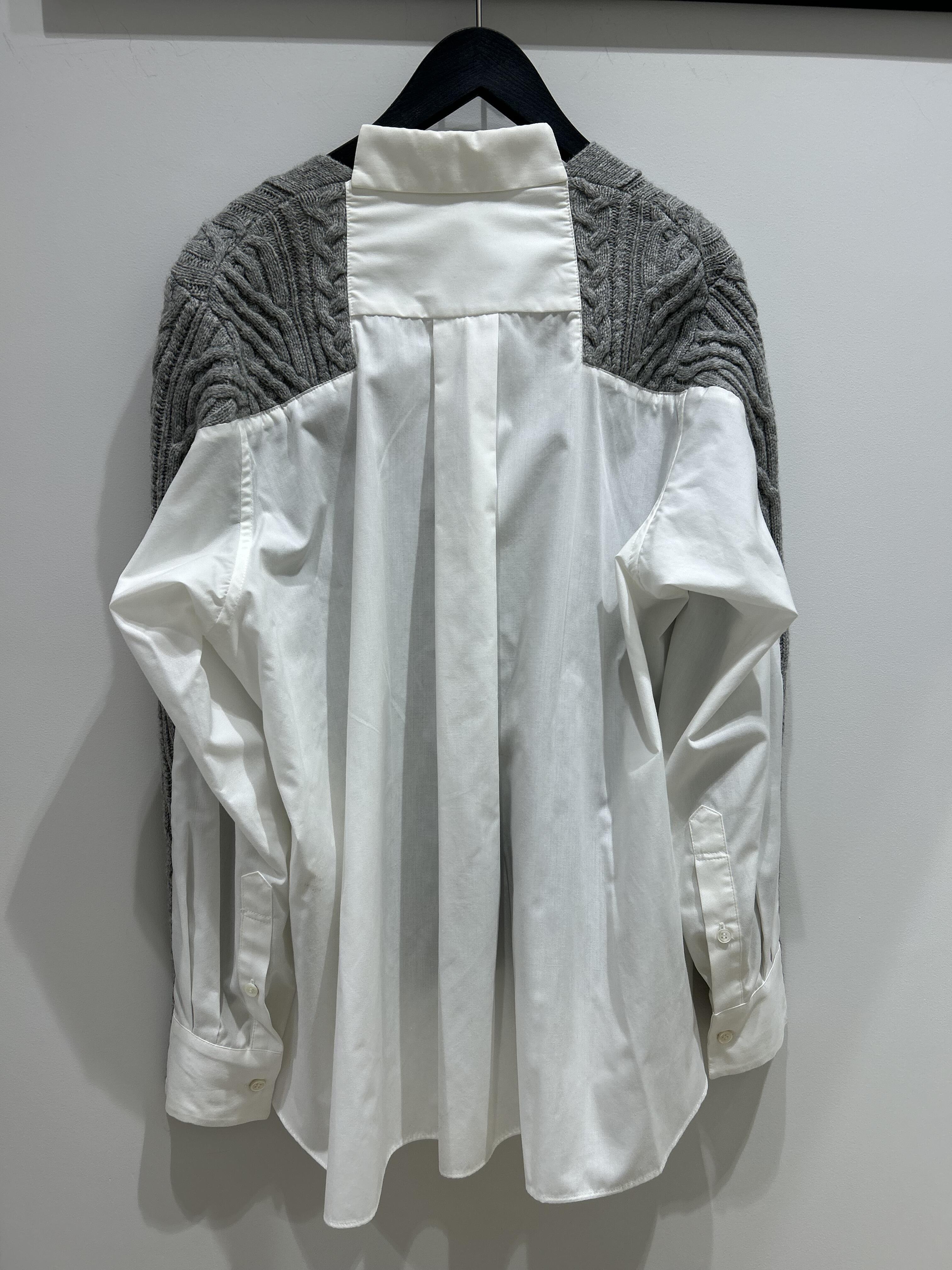 sacai】定番ドッキングニットカーディガン｜【公式】ブランド古着