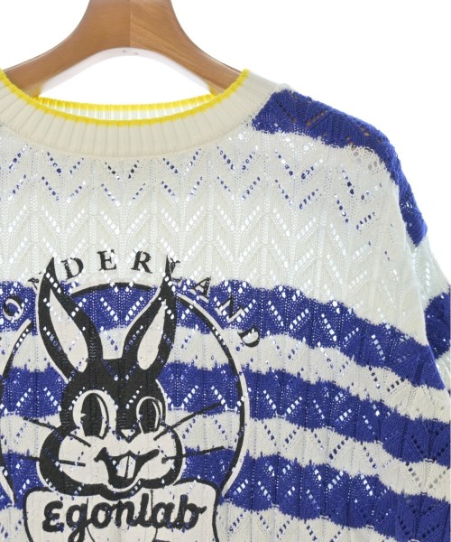 EGONlab.（エゴンラボ）ニット・セーター 白 サイズ:S メンズ