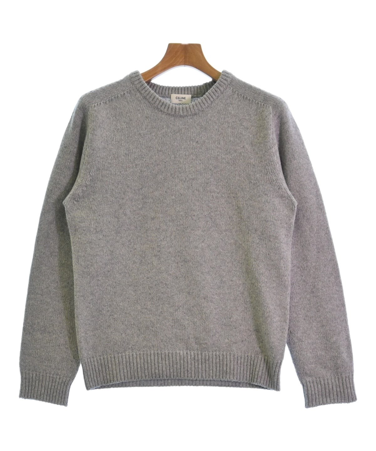 CELINE（セリーヌ）ニット・セーター グレー サイズ:S メンズ