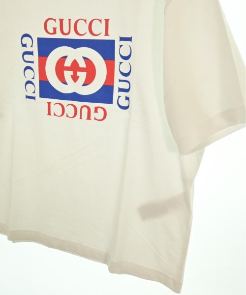 GUCCI（グッチ）Tシャツ・カットソー 白 サイズ:L メンズ