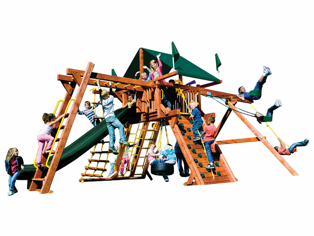 21E) Monster Castle Pkg III Forest Green | Rainbow Midwest