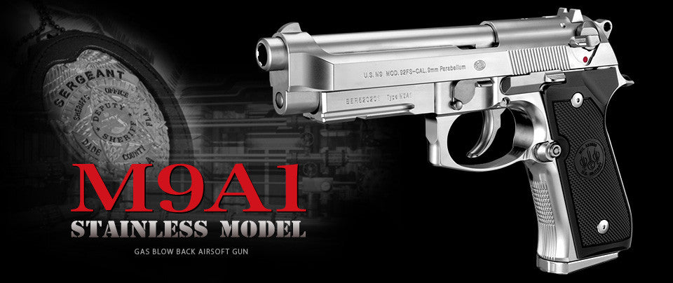 Tokyo Marui M9A1 GBB Pistol (Stainless Model) – Rainbow 8