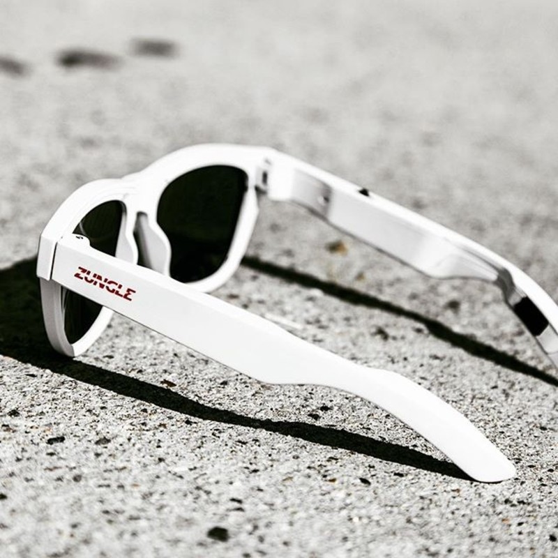 骨伝導ヘッドフォンが内蔵された2in1サングラス「ZUNGLE