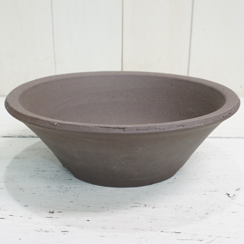 楽天市場】植木鉢 おしゃれ 素焼き鉢 常滑焼 丸反山草深鉢T70A 3L