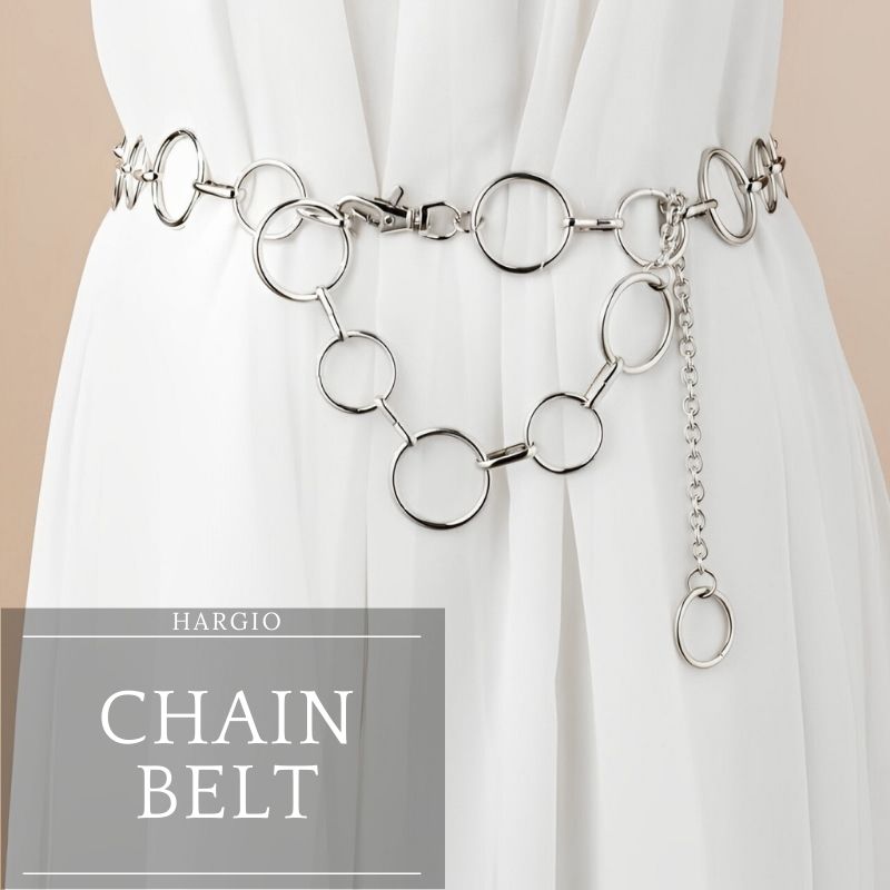 楽天市場】リングチェーンベルト チェーンベルト シルバー ベルト