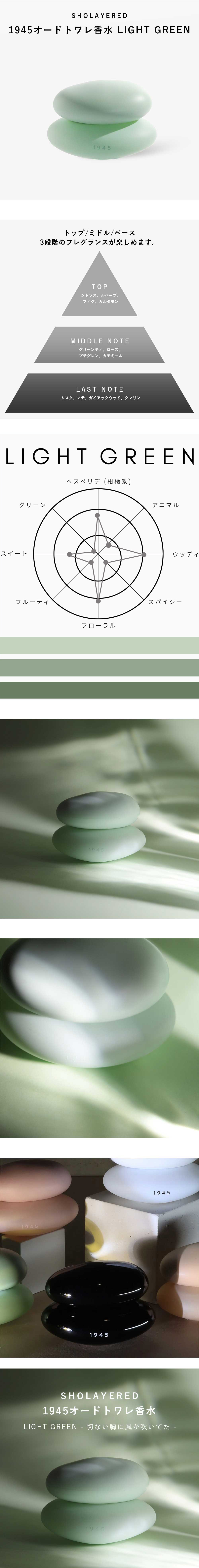 楽天市場】1945 オードトワレ グリーン green 50ml 【SHOLAYERED