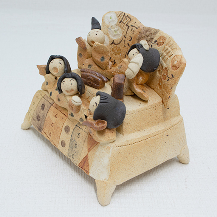 楽天市場】滝上真由美作 おもしろ雛 二段 送料無料 敬老の日 和雑貨