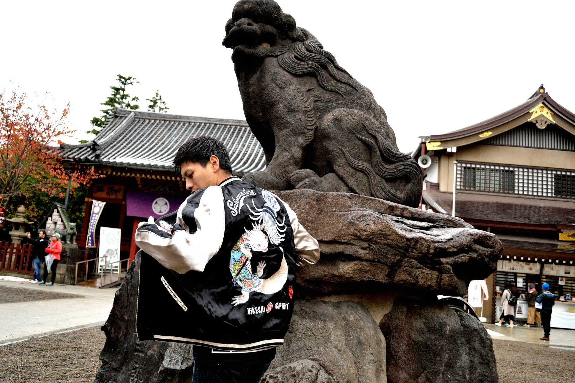 30着限定!!鯢百態 火消之図リバーシブルスカジャン