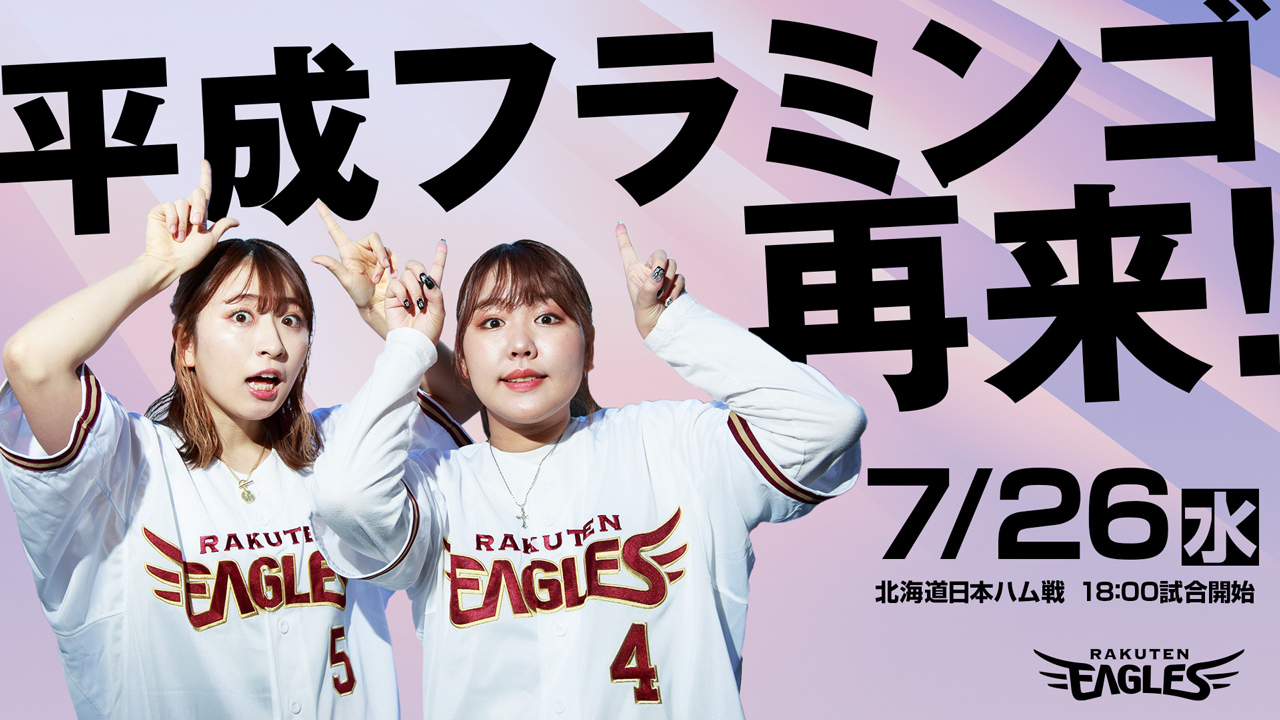 チケット情報発表】7/26(水)に平成フラミンゴさんがもう一度やってくる