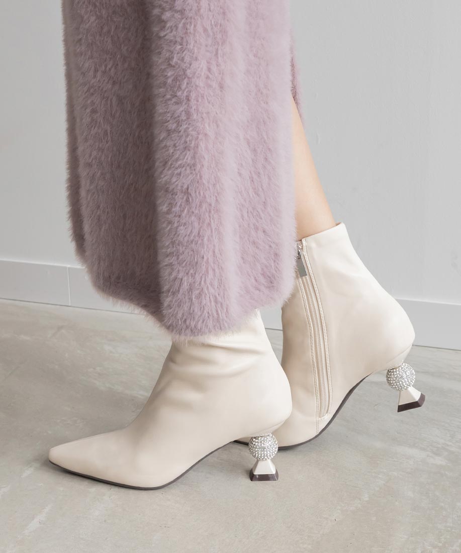 SALE】デザインヒールストレッチブーツ｜RANDA公式サイト