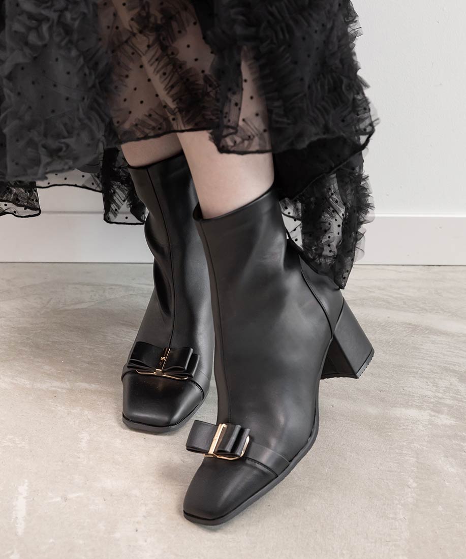 SALE】ストレッチリボンパーツショートブーツRANDA公式サイト