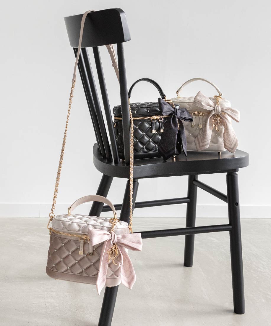 2WAY リボンチャームキルティングバニティバッグRANDA公式サイト