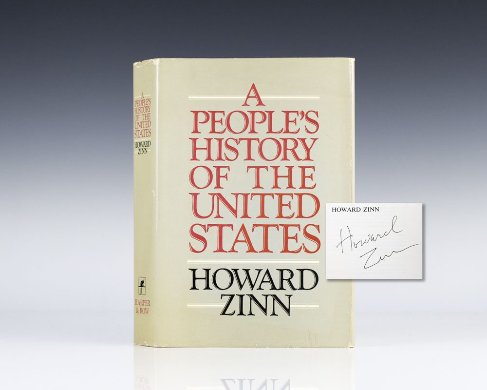 People's History of the United States Howard Zinn First Edition SIgned