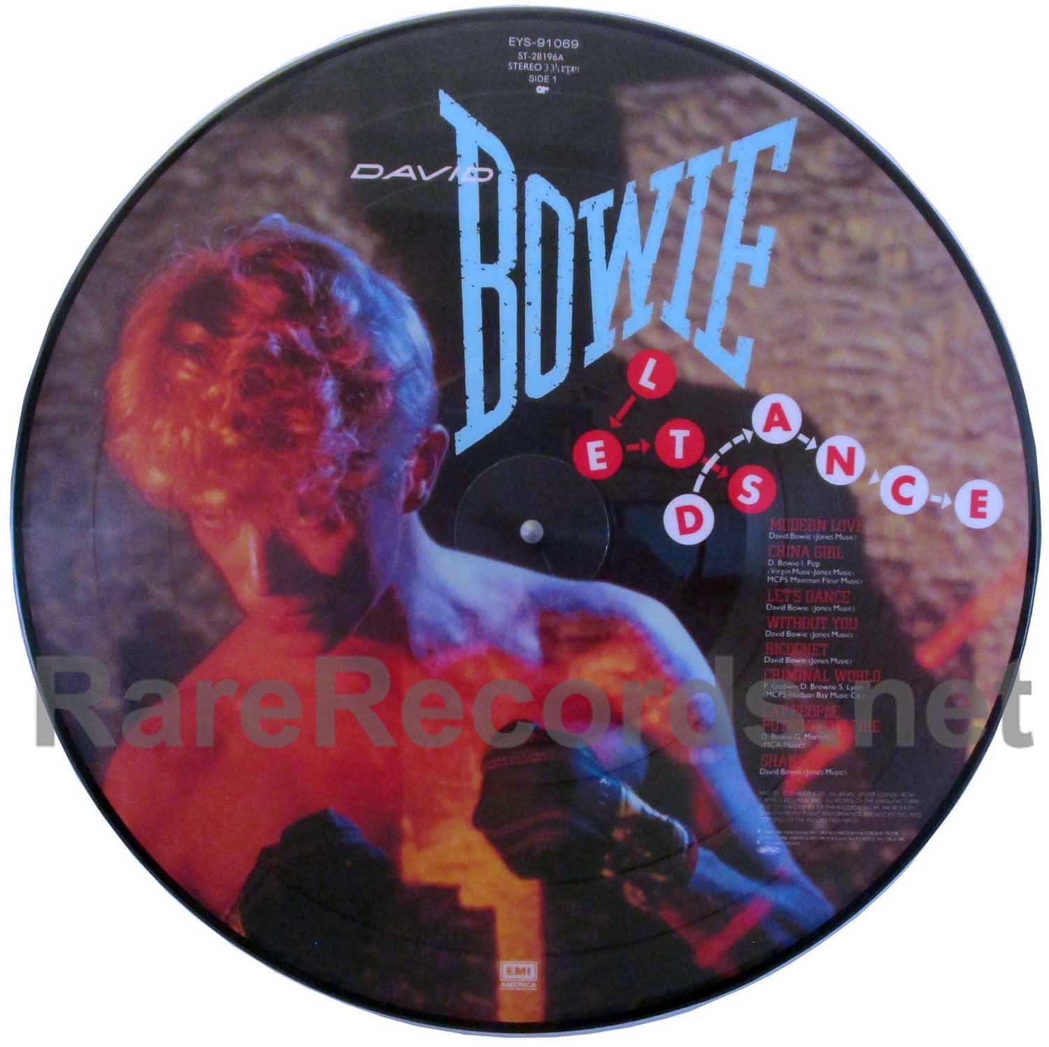 David Bowie – Let's Dance Japan picture disc LP with obi