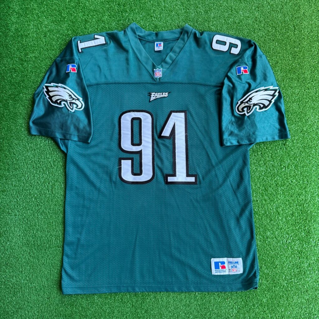 90's Andy Harmon Philadelphia Eagles Authentic Russell NFL Jersey