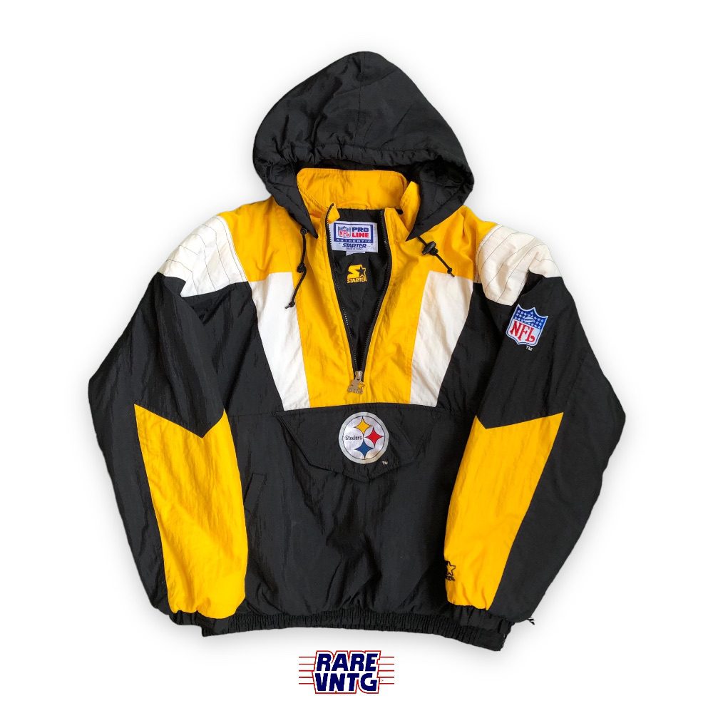 90's Pittsburgh Steelers Starter Heavyweight Pullover Pouch NFL
