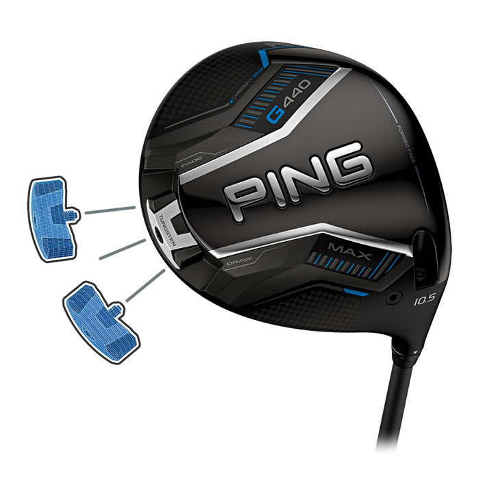 Ping G440 MAX Driver - Riverside Golf - Golf Clubs - Golf Bags