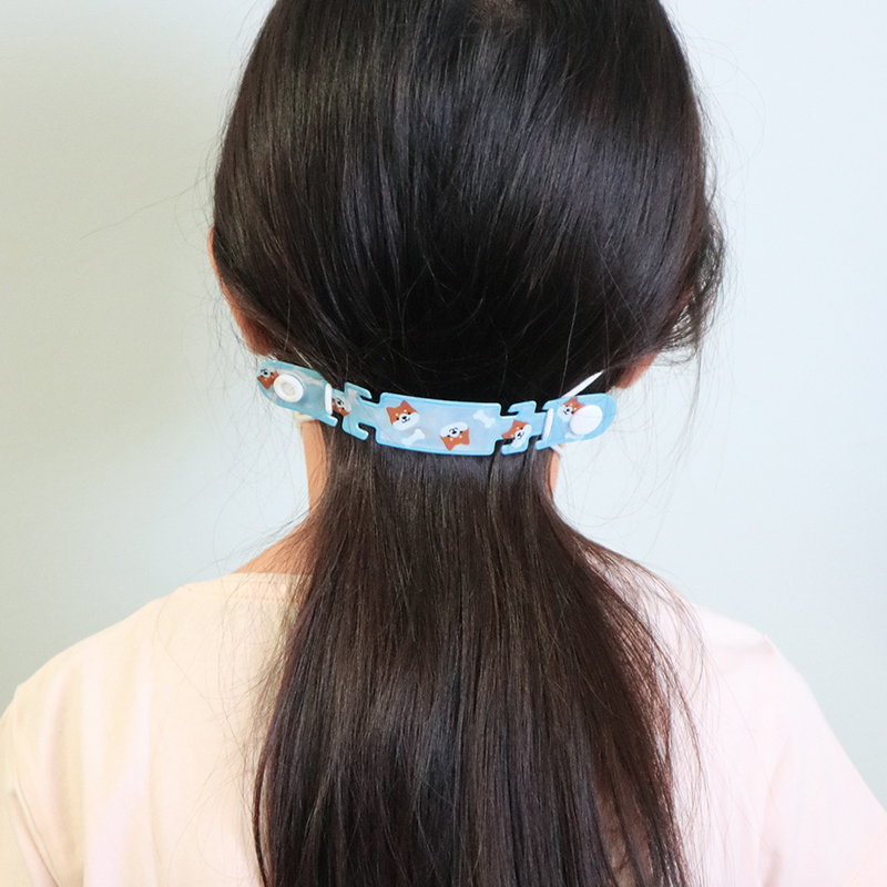 完売】事故にあワン！反射するミニマスクバンド｜交通安全・防犯グッズ