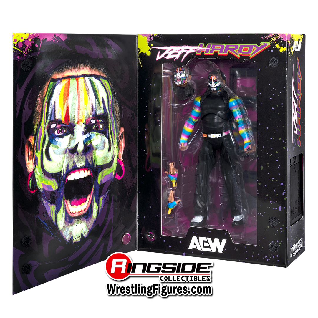 Black Light Edition) Jeff Hardy - AEW Ringside Exclusive Toy