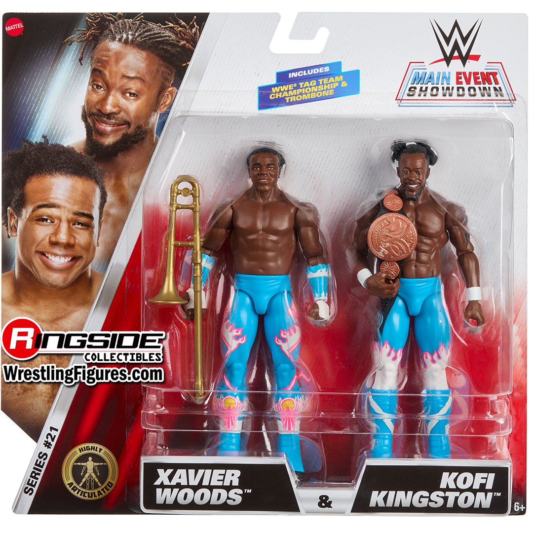 Kofi Kingston & Xavier Woods (New Day) - WWE Main Event 2-Packs 21