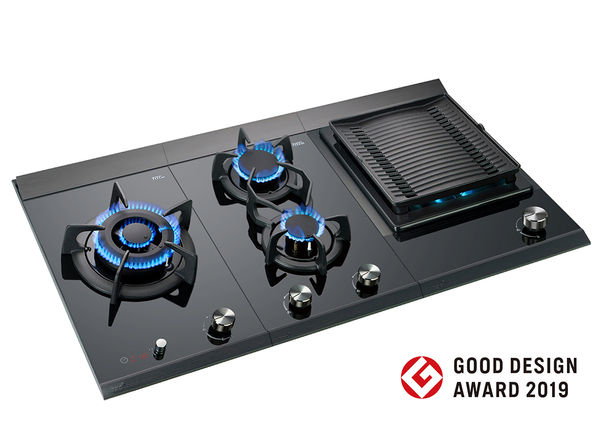 2019年度グッドデザイン賞2件受賞、ドミノ式IHクッキングヒーターは