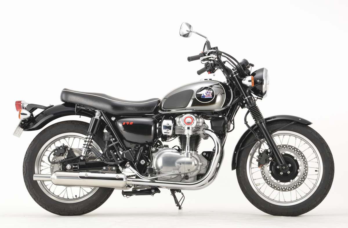 心地よい重低音サウンドと美しさを重視したカワサキ・Wシリーズ用