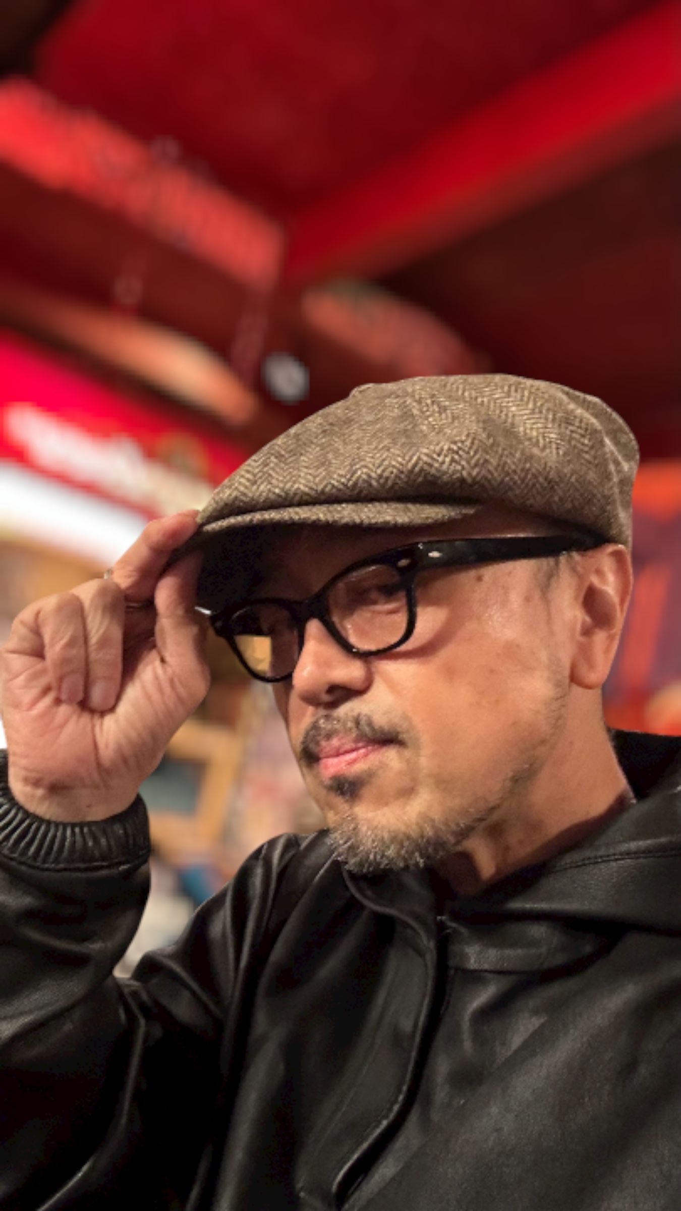 THE H.W.DOG&CO PEAKY CAP BEIGE - PHILLIP66