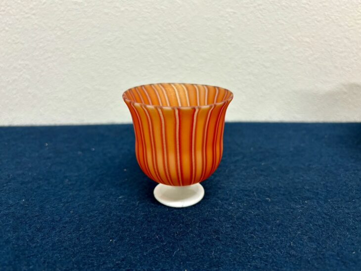 藤田喬平 作『手吹ヴェニスぐい呑』 ｜骨董品買取 緑和堂