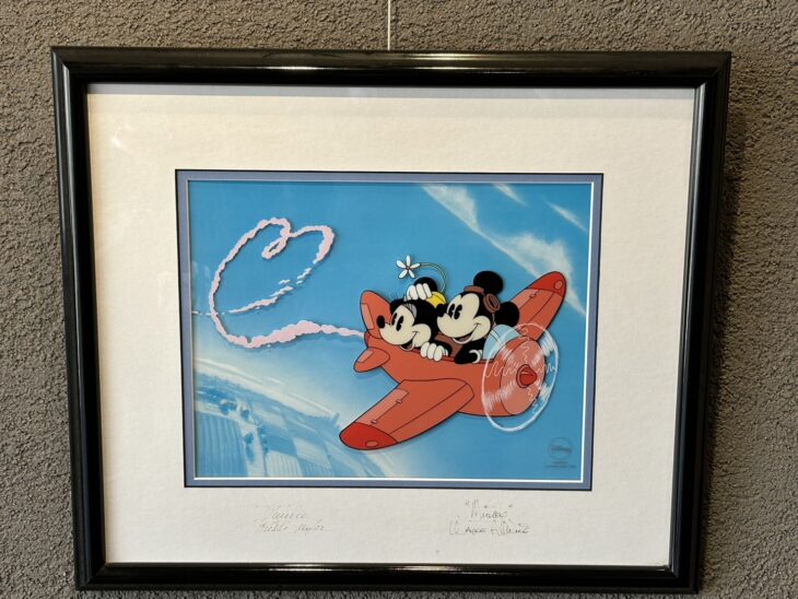 ディズニー セル画 『Love is in the Air』 ｜骨董品買取 緑和堂