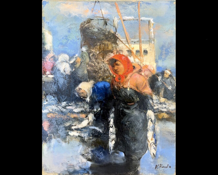 工藤和男『港の人』 ｜骨董品買取 緑和堂