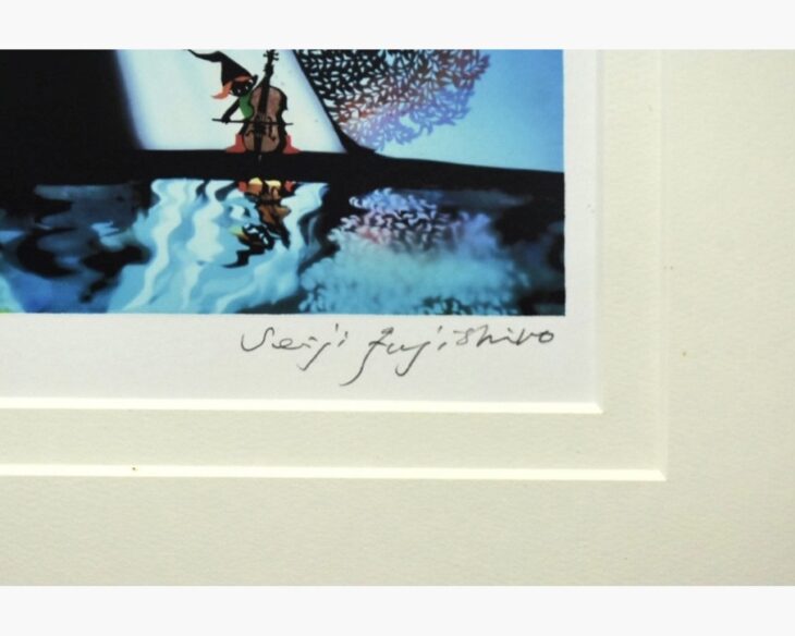 藤城清治『月光の響』 ｜骨董品買取 緑和堂