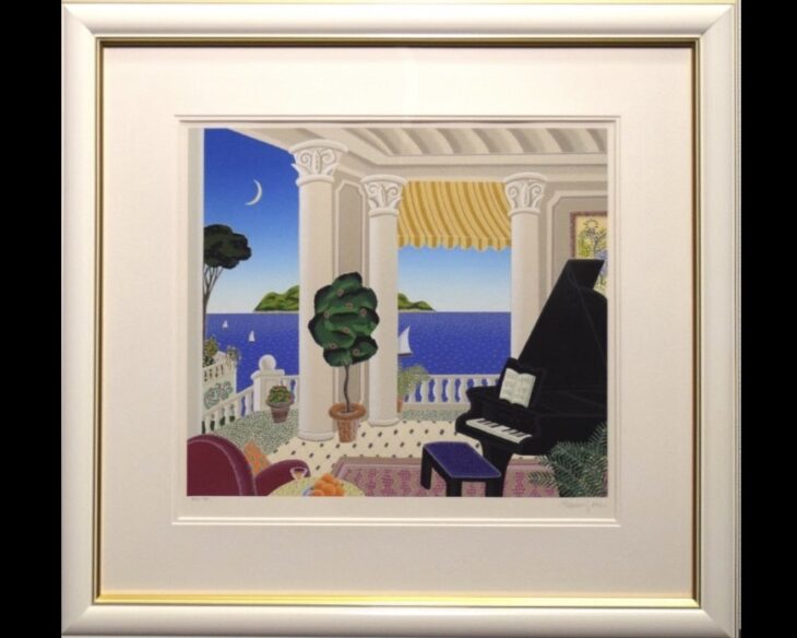 トーマス・マックナイト『ミコノスの別荘』 ｜骨董品買取 緑和堂