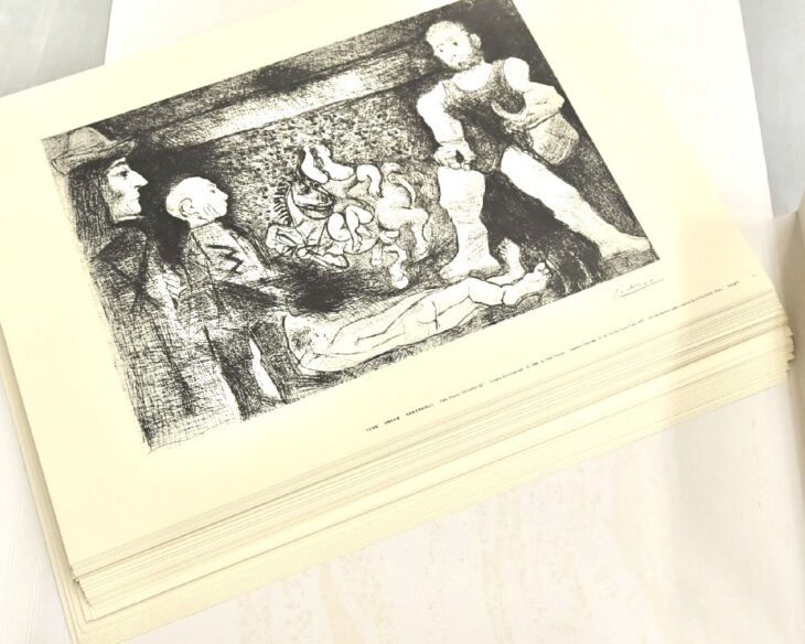 パプロ・ピカソ 複製銅版画集 『347』 ｜骨董品買取 緑和堂