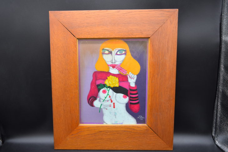 平賀 敬 作『油彩画 裸婦』 買取価格相場｜骨董品買取 緑和堂