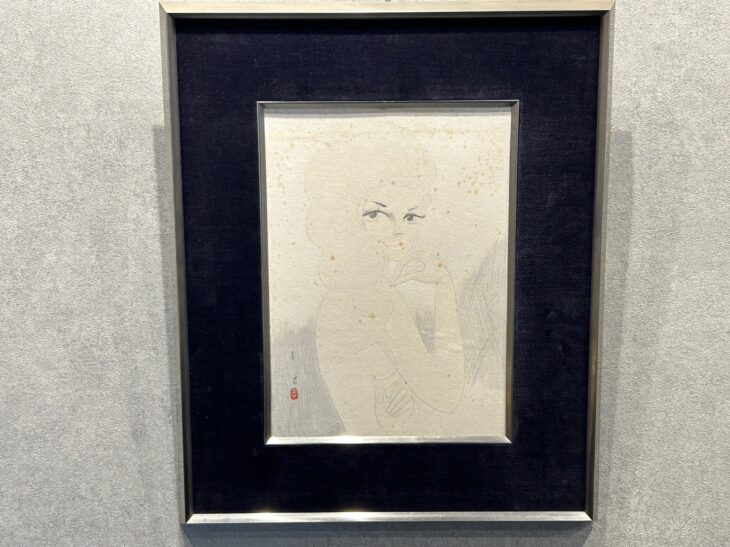 東郷青児 水彩 『女性像』 買取価格相場｜骨董品買取 緑和堂
