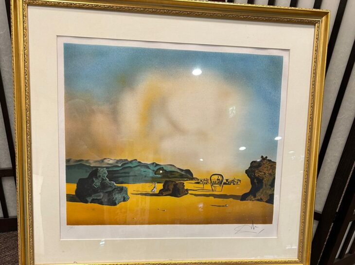 サルバドール・ダリ作 リトグラフ作品『海へ向かう馬車』 買取価格相場
