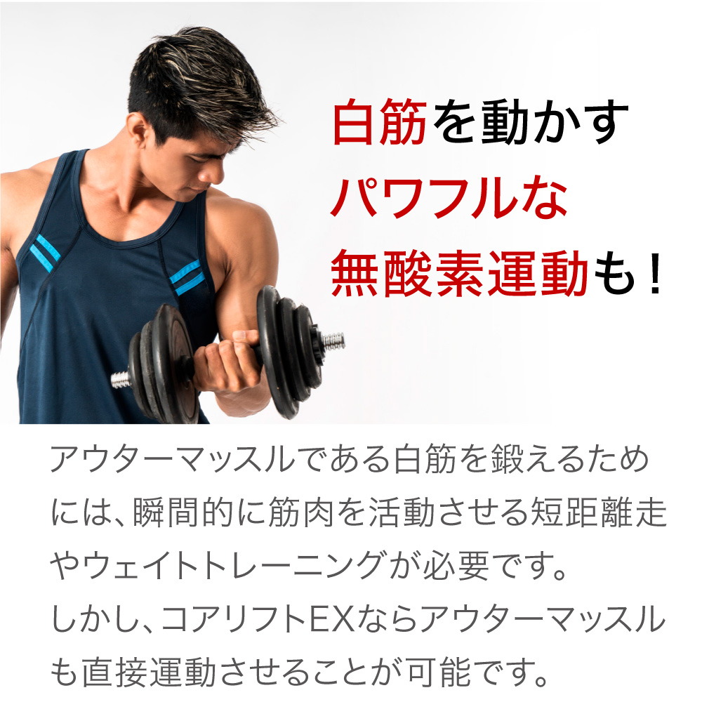 コアリフトEX Corelift EX EMS 家庭用日本最大級パワーの8極 EMS