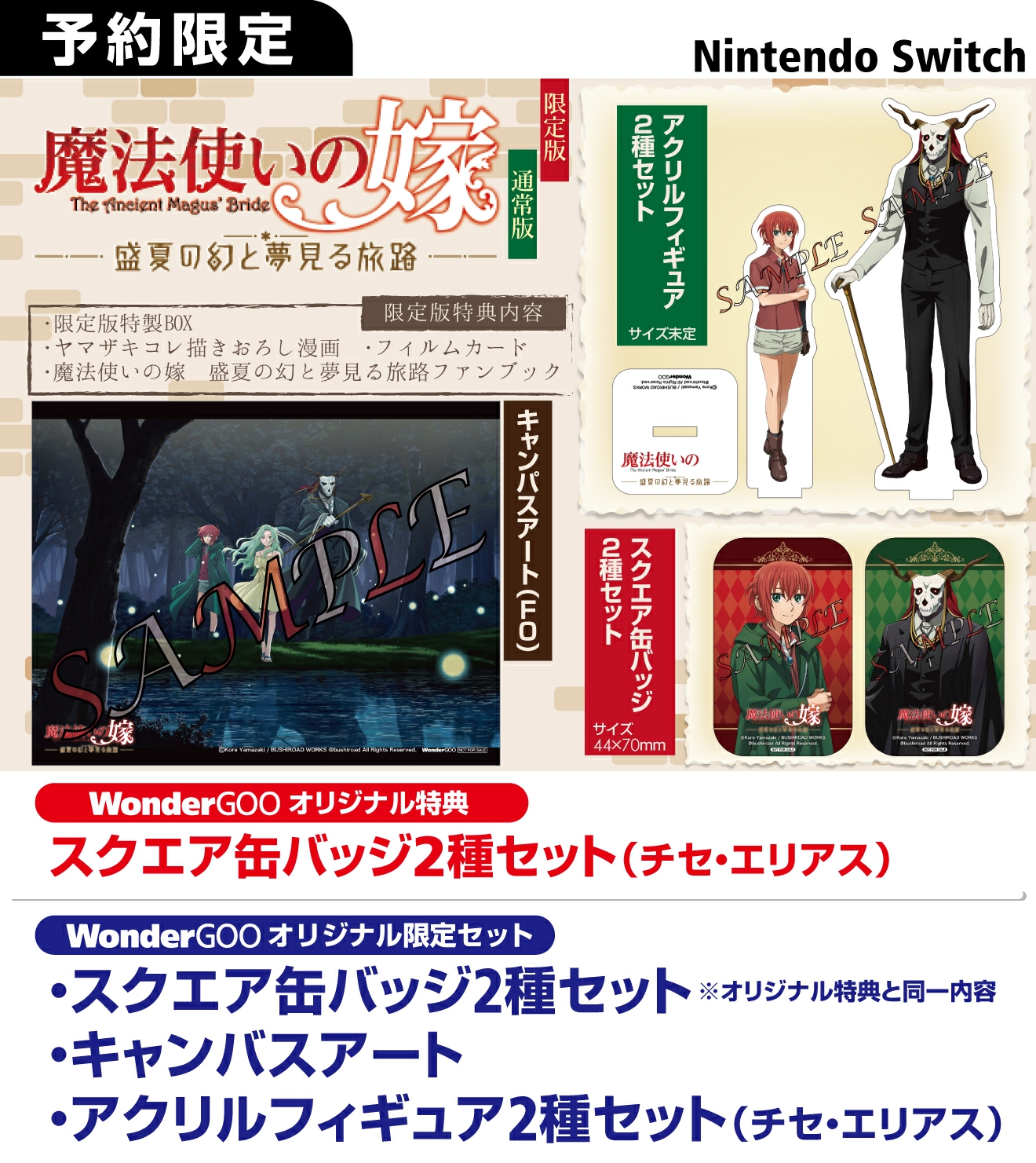 Nintendo Switch 魔法使いの嫁 盛夏の幻と夢見る旅路【限定セット