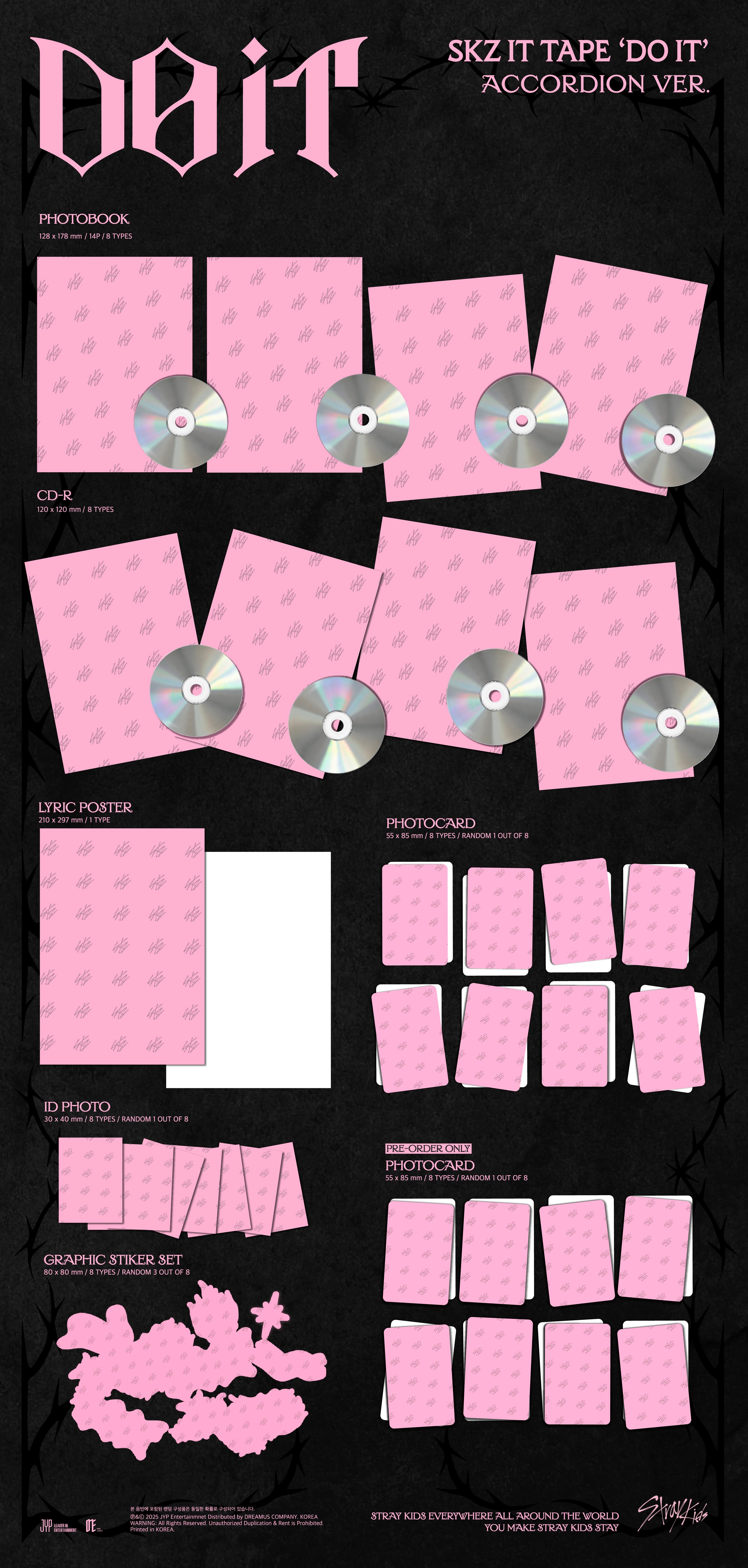 11/25 PHOTOCARD EVENT BY NEMOZ] STRAY KIDS – SKZ IT TAPE [DO IT