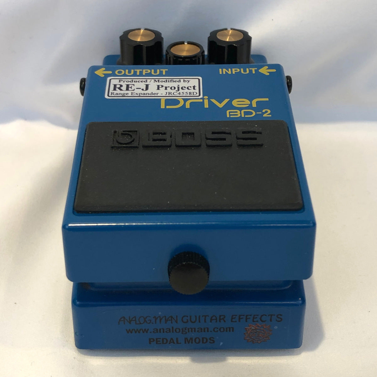 Boss BD-2 Blues Driver with Analogman Mod - Woodbury Music Shop