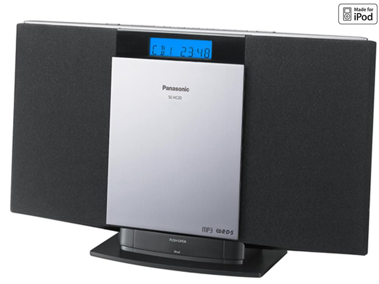 Panasonic SC-HC30 CD Stereo System with Ipod Dock, Works World