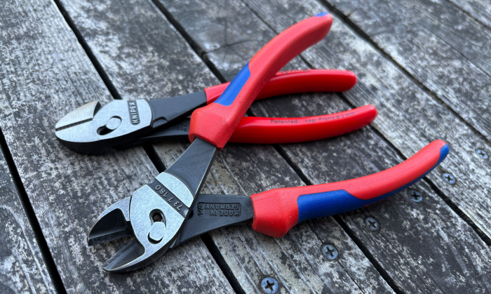 少ない力で切れる切断応力の高いニッパーなら「KNIPEX ツインフォース