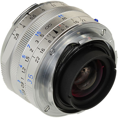 Zeiss 35mm f2.8 T* C Biogon ZM Silver Lens - Leica Fit | Wex Photo