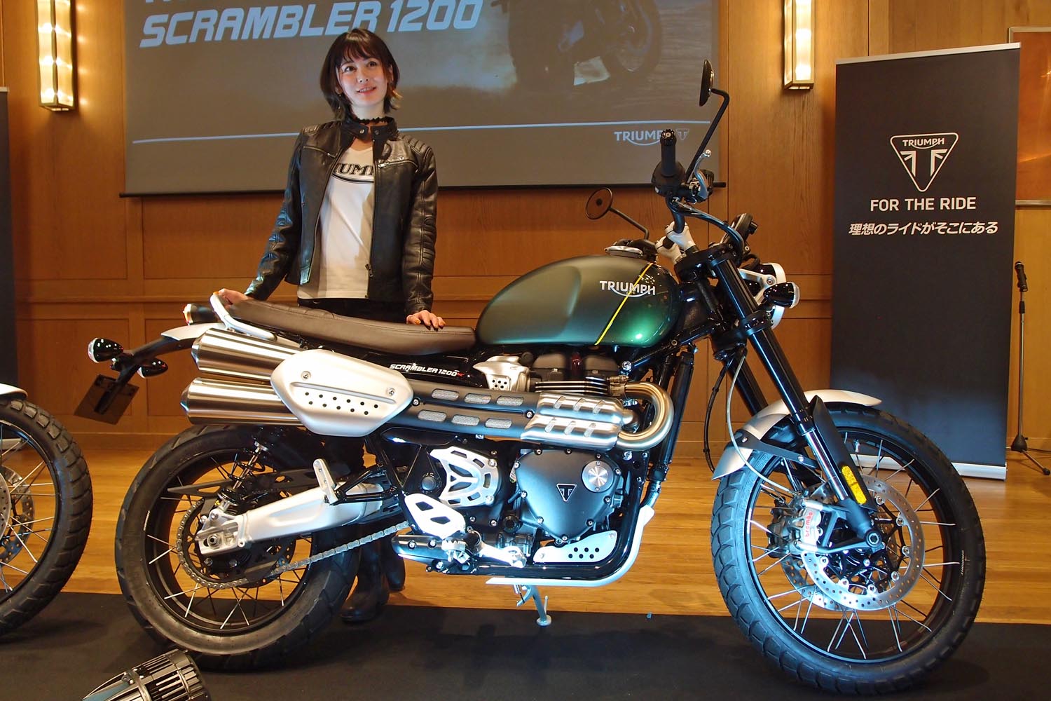 颯*パ様 トライアンフ純正オプション☆スクラン ブラー用バンス