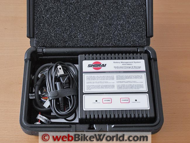 Shorai BMS01 Battery Charger Review - webBikeWorld