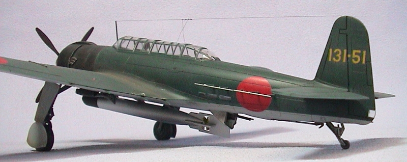 日本海軍艦上攻撃機 天山12型（ハセガワ 1/48） 飛行機プラモデル製作