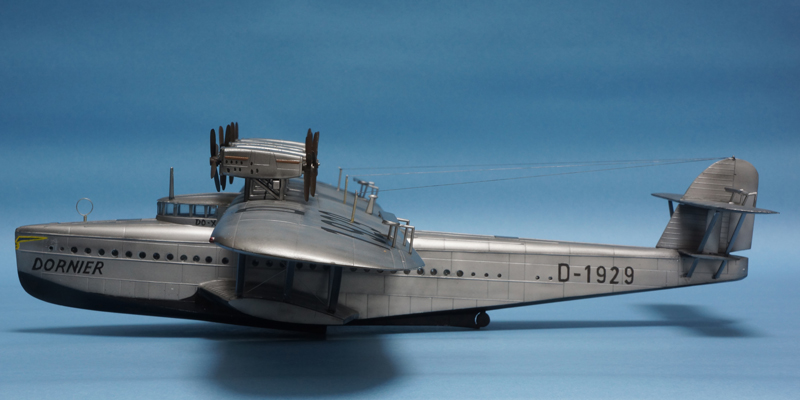 連載ドイツ機（No.34） ドルニエDo-X（大滝1/144） ＜飛行機プラモデル