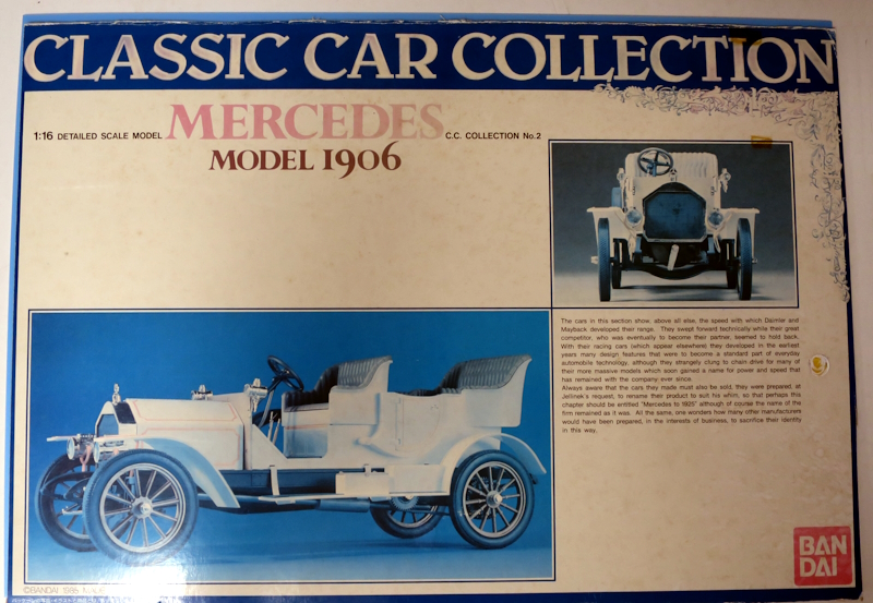 BANDAI 1906 MERCEDES-BENZ プラモデル BANDAI 1906 MERCEDES-BENZ