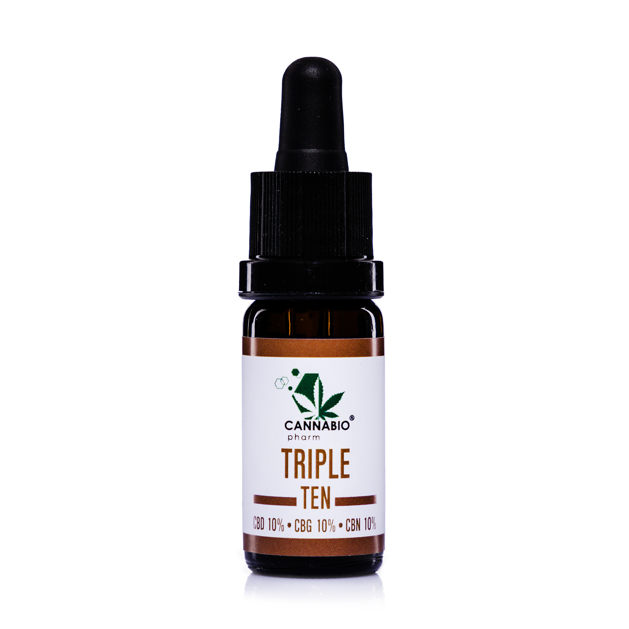 Triple Ten CBD CBG CBN 30% CANNABIO 10ml • WEDLIF